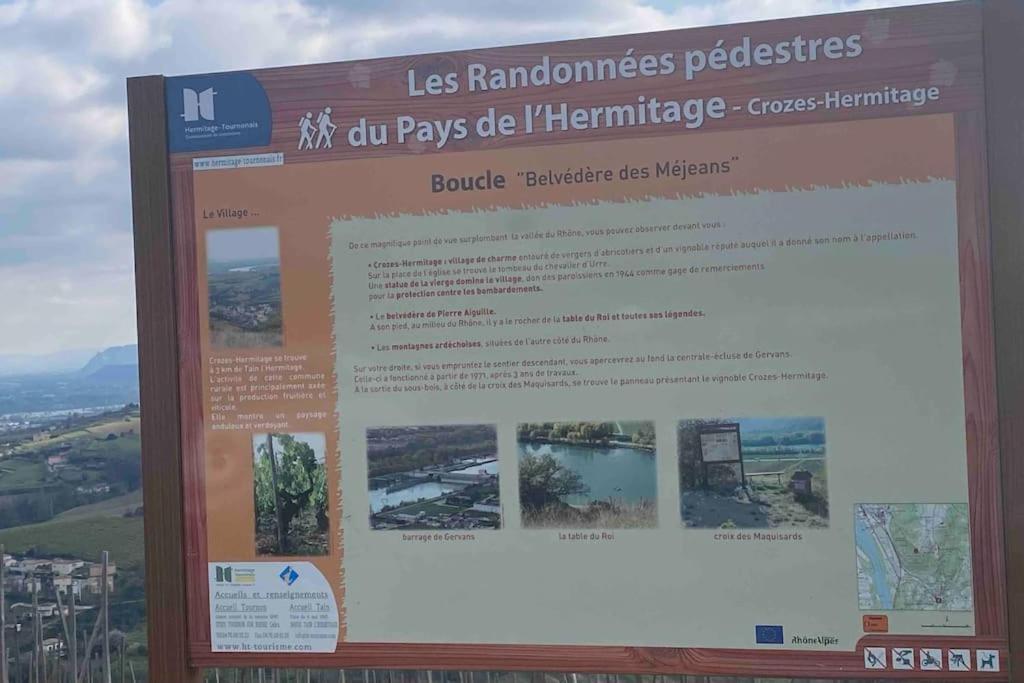 Pres Des Vignes Lägenhet Crozes-Hermitage Exteriör bild
